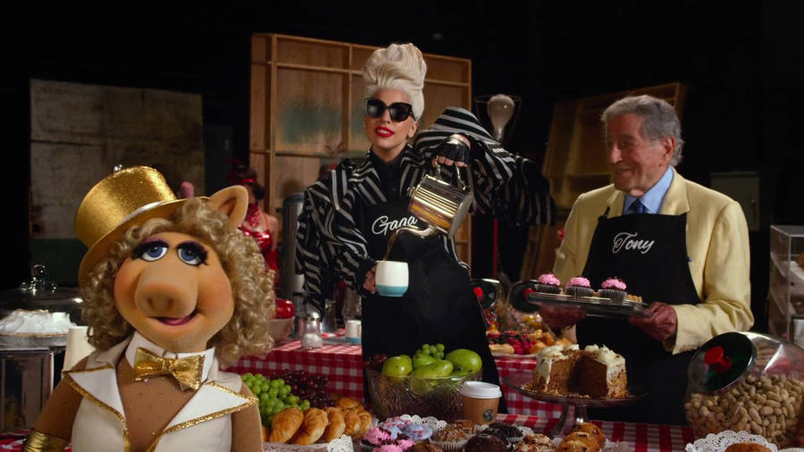 Muppets Most Wanted Tony Bennett And Lady Gaga Wallpaper