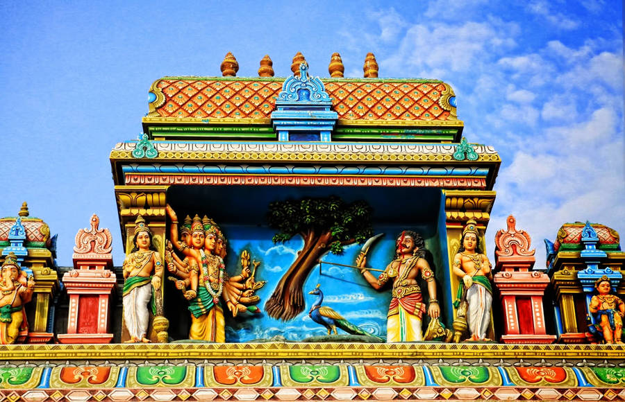 Murugan Temple Close-up Wallpaper