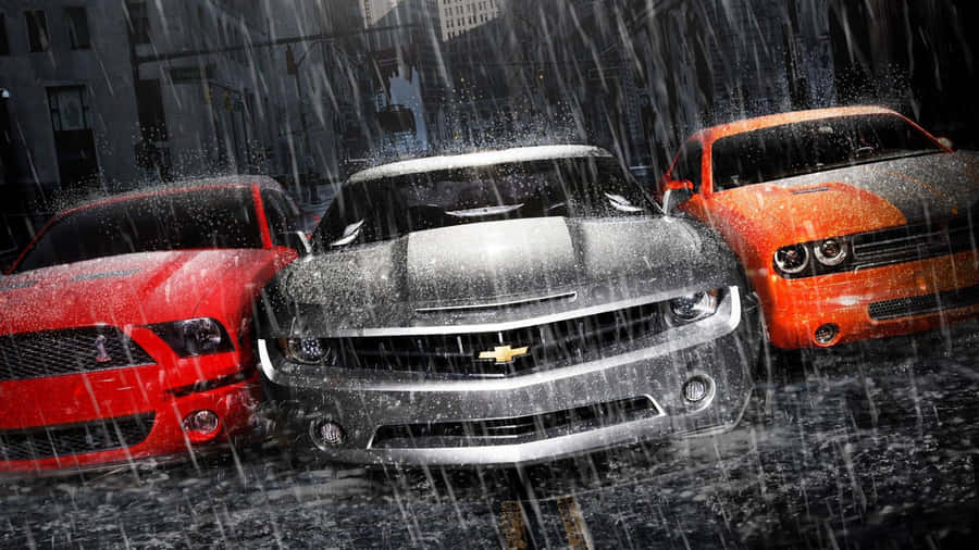 Muscle Carsin Rain Wallpaper