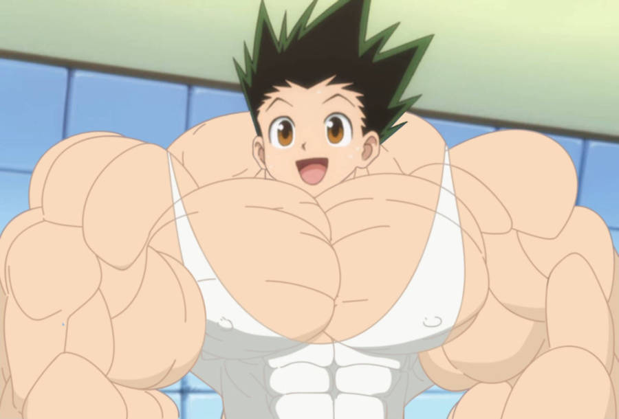 Muscular Adult Gon Physique Wallpaper