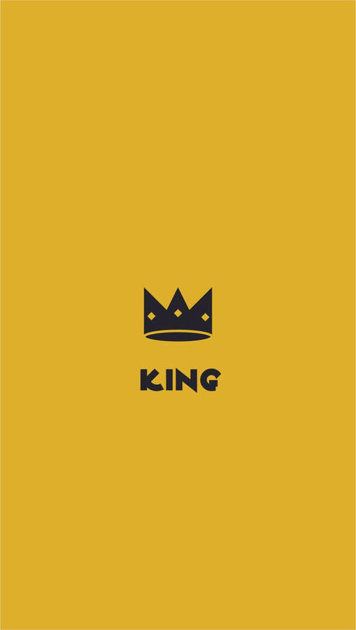 Mustard Yellow King Iphone Wallpaper