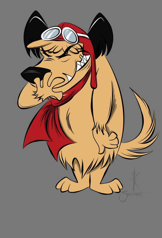 Muttley, The Mischievous Hound Wallpaper