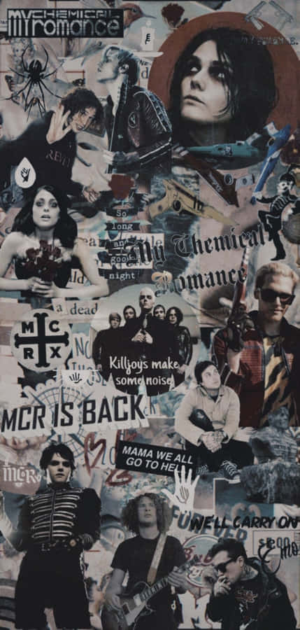 My Chemical Romance Collage Wallpaper