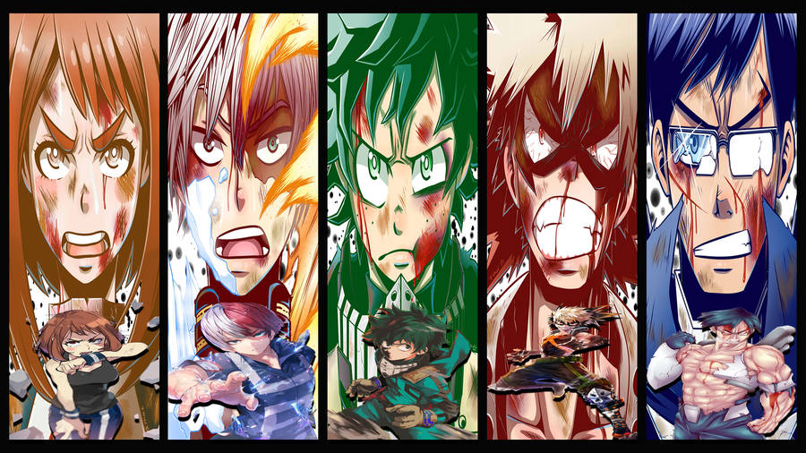 My Hero Academia 4k Collage Wallpaper