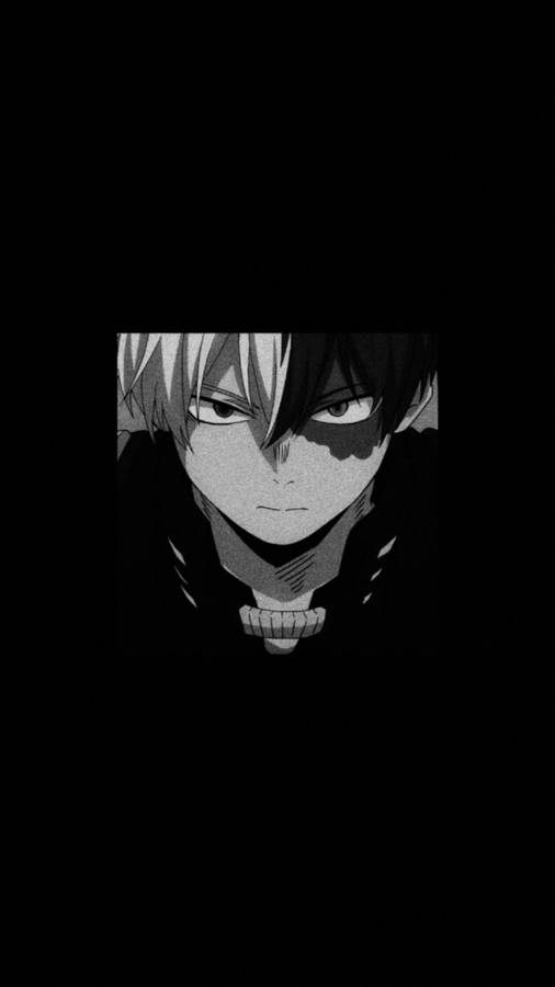 My Hero Academia Todoroki Black Aesthetic Wallpaper