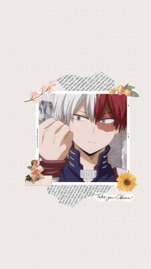 My Hero Academia Todoroki Photo And Newspaper Wallpaper