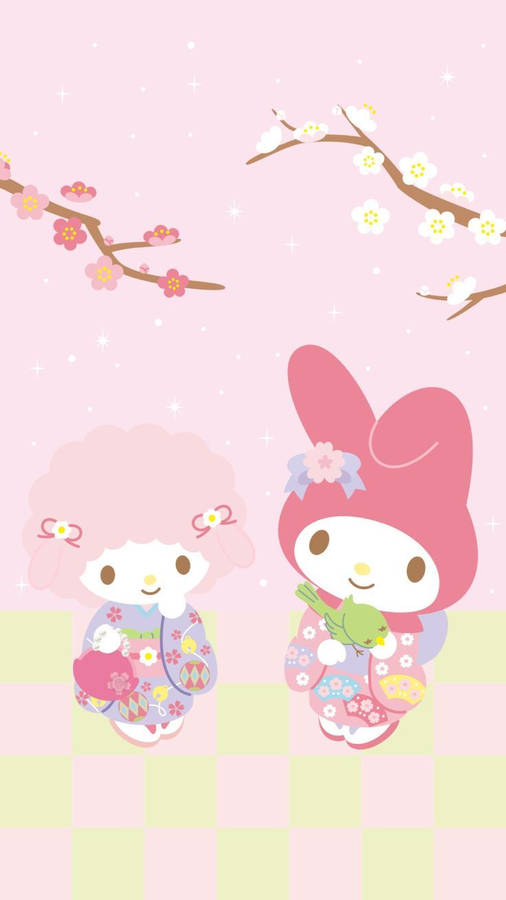 My Melody My Sweet Piano Sanrio Wallpaper