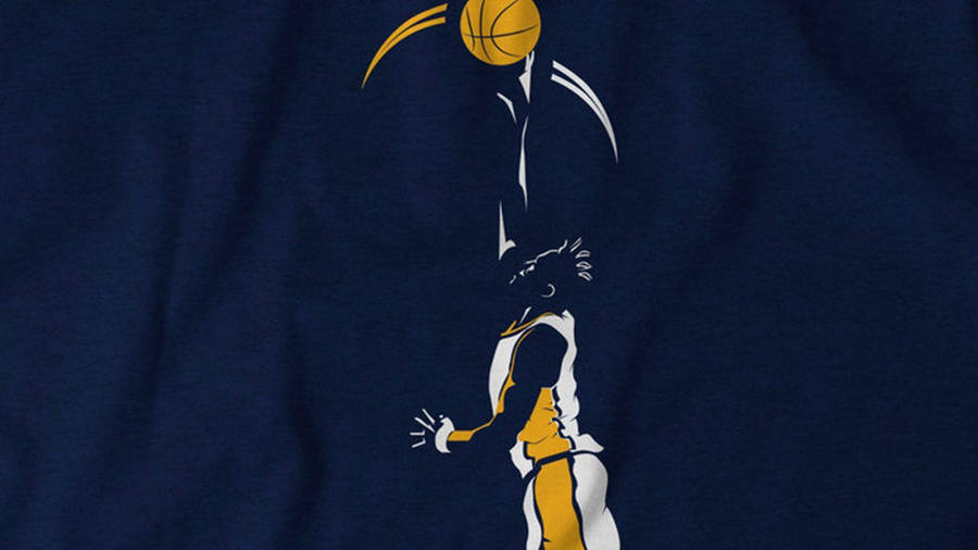 Myles Turner Minimalist Flag Wallpaper