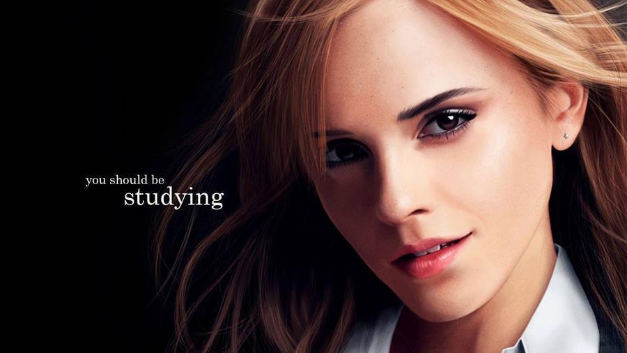 Mysterious Emma Watson Wallpaper