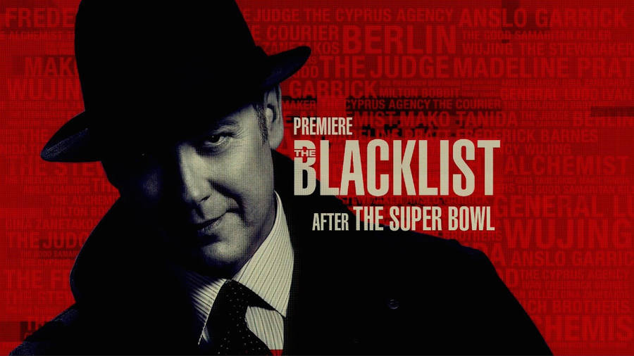 Mysterious Reddington Poster The Blacklist Wallpaper