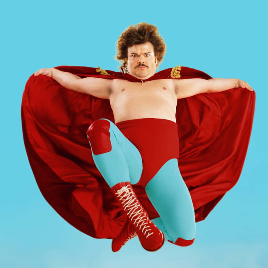 Nacho Libre Heroic Pose Wallpaper