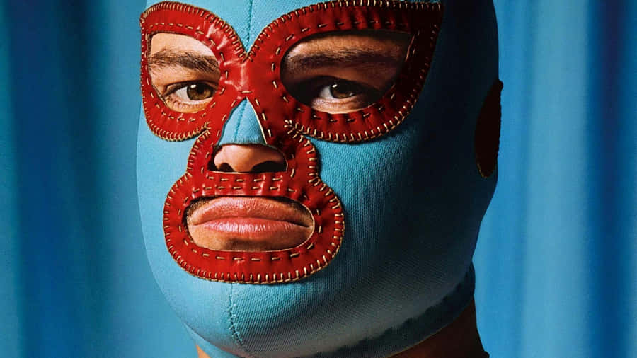 Nacho Libre Masked Wrestler Portrait Wallpaper