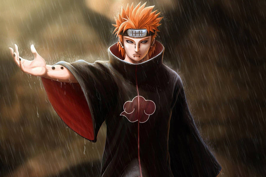 Nagato Pain In The Rain Wallpaper