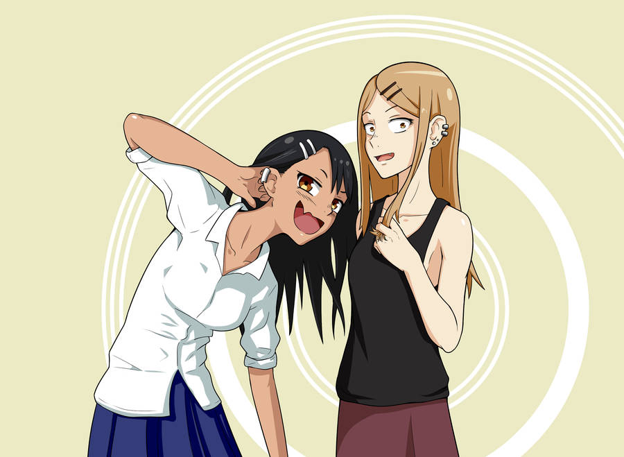 Nagatoro Hayase And Saya Endo Wallpaper