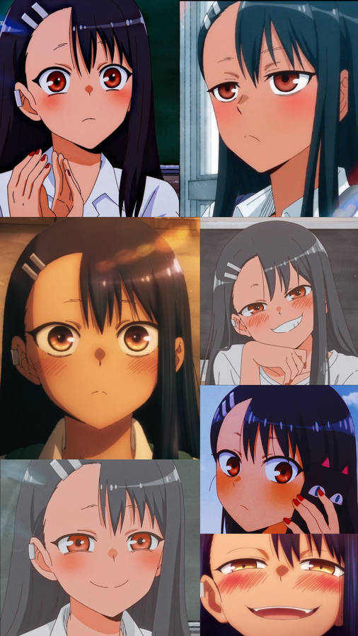 Nagatoro Hayase Collage Wallpaper