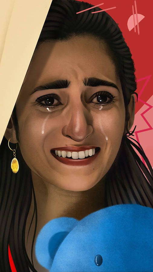 Nairobi Crying Money Heist Portrait Wallpaper