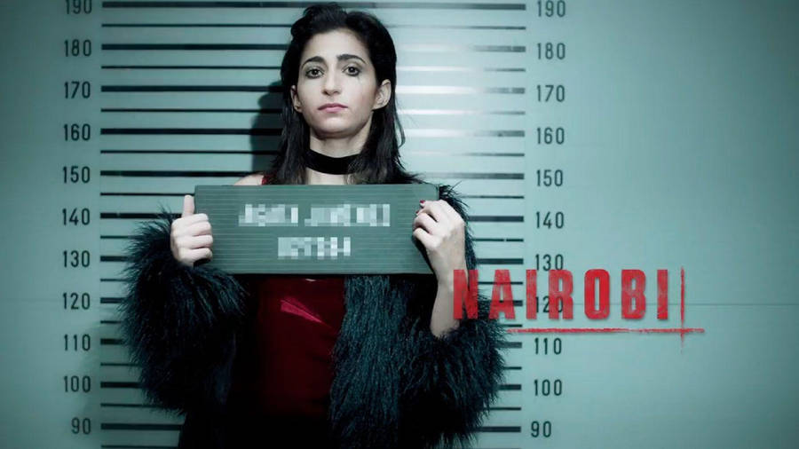 Nairobi Money Heist Mug Shot Wallpaper