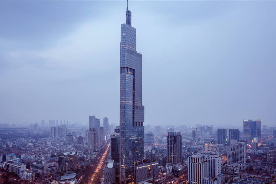 Nanjing Zifeng Tower Wallpaper