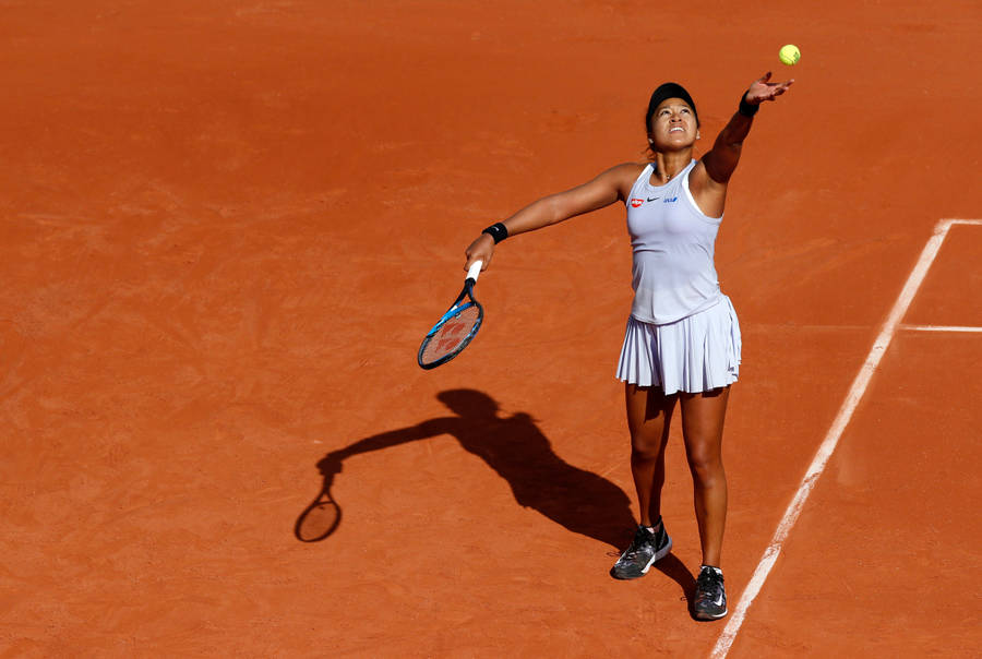 Naomi Osaka Stade Roland Garros Court Wallpaper