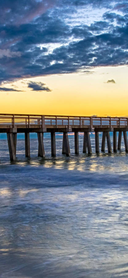 Naples Beach Pier Wallpaper