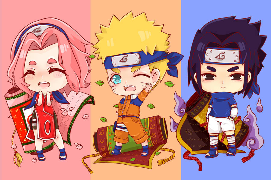 Naruto 4k Chibi Art Wallpaper