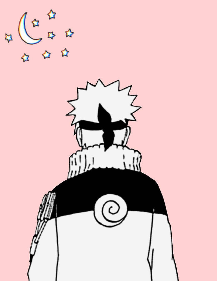 Naruto Aesthetic Pastel Pink Wallpaper