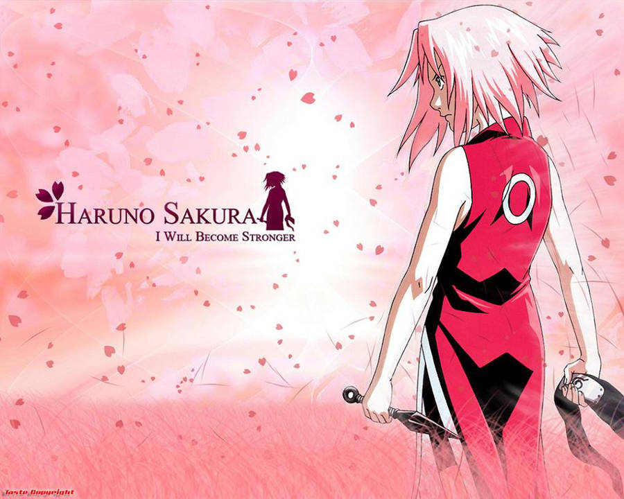 Naruto Anime Sakura Become Stronger Wallpaper