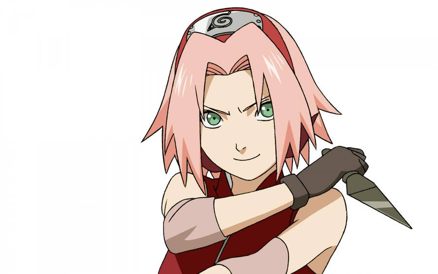 Naruto Anime Sakura Ninja Knife Wallpaper