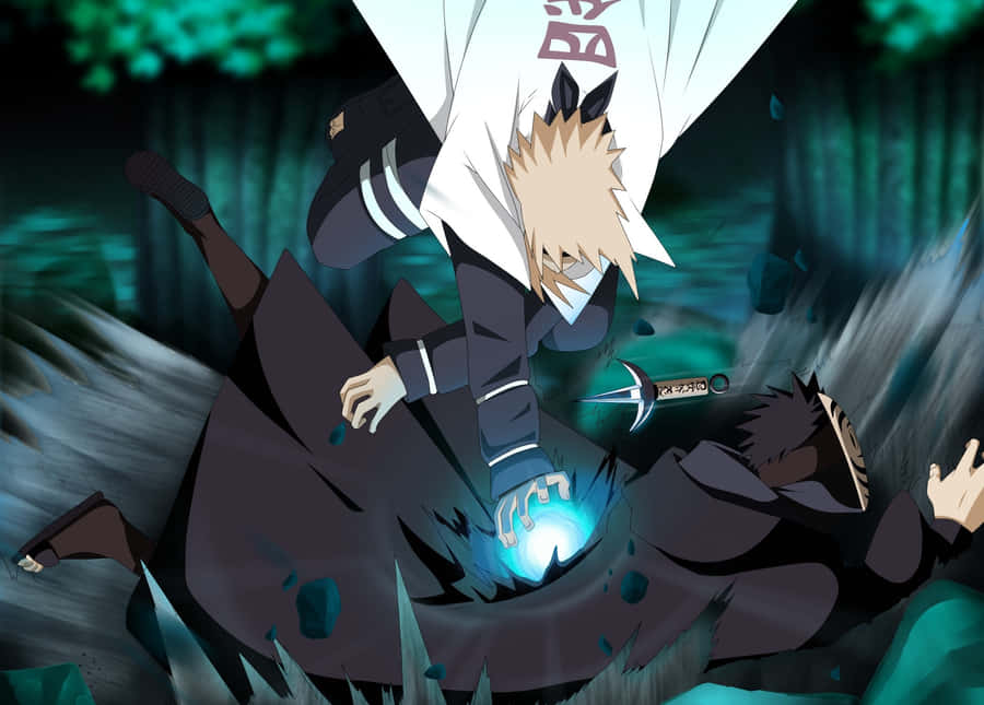 Naruto Attacking With Rasengan Wallpaper