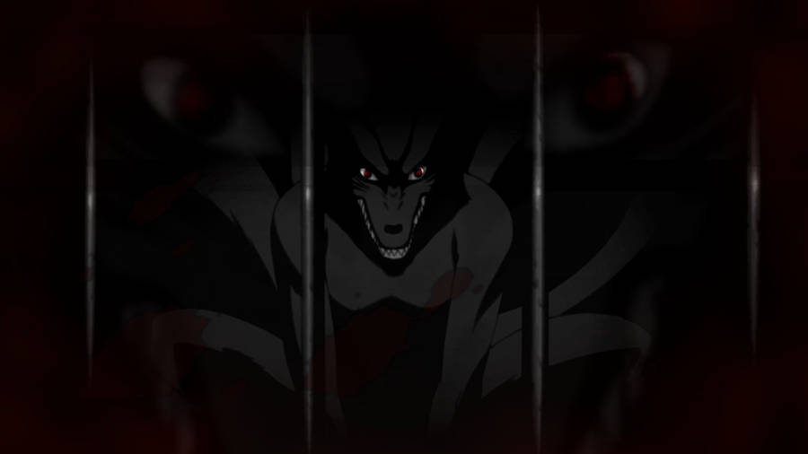 Naruto Black Caged Kurama Wallpaper