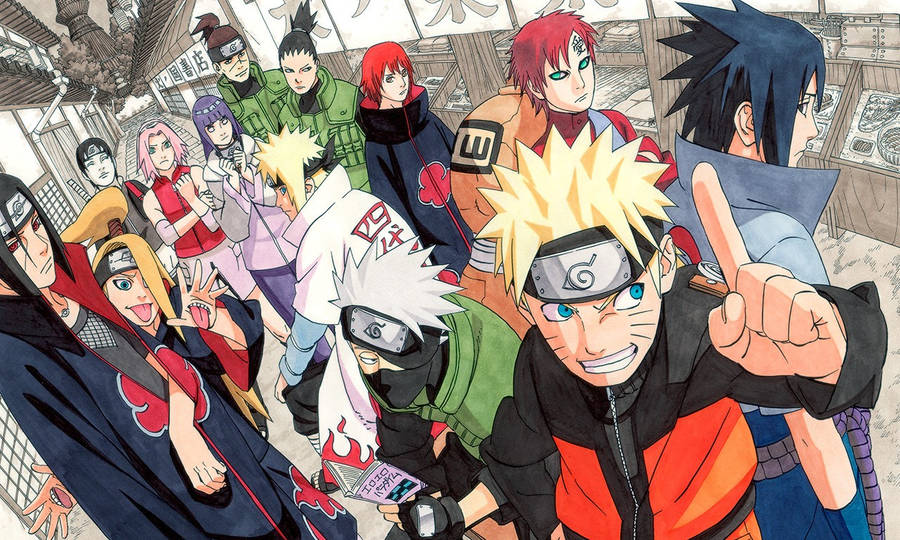 Naruto Girls And Characters Wallpaper