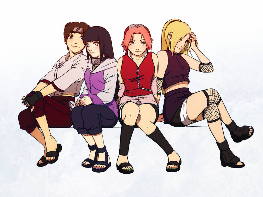 Naruto Girls Relaxing Wallpaper