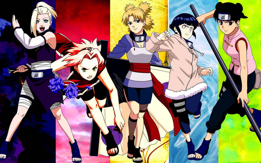 Naruto Girls Showcase Wallpaper