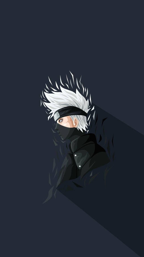 Naruto Kakashi White Hair Wallpaper