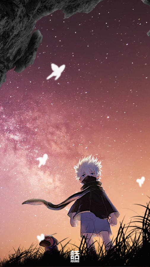 Naruto Kakashi Young Art Wallpaper