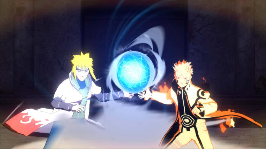 Naruto Perfects The Spiralling Chakra Of The Rasengan Wallpaper