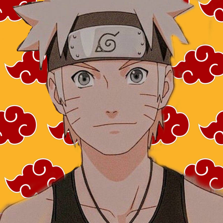 Naruto Pfp With Akatsuki Pattern Wallpaper