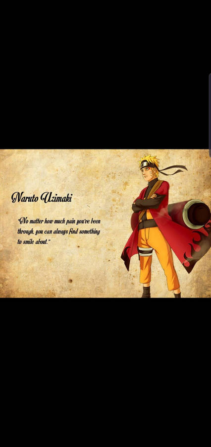 Naruto Quotes Smile Wallpaper