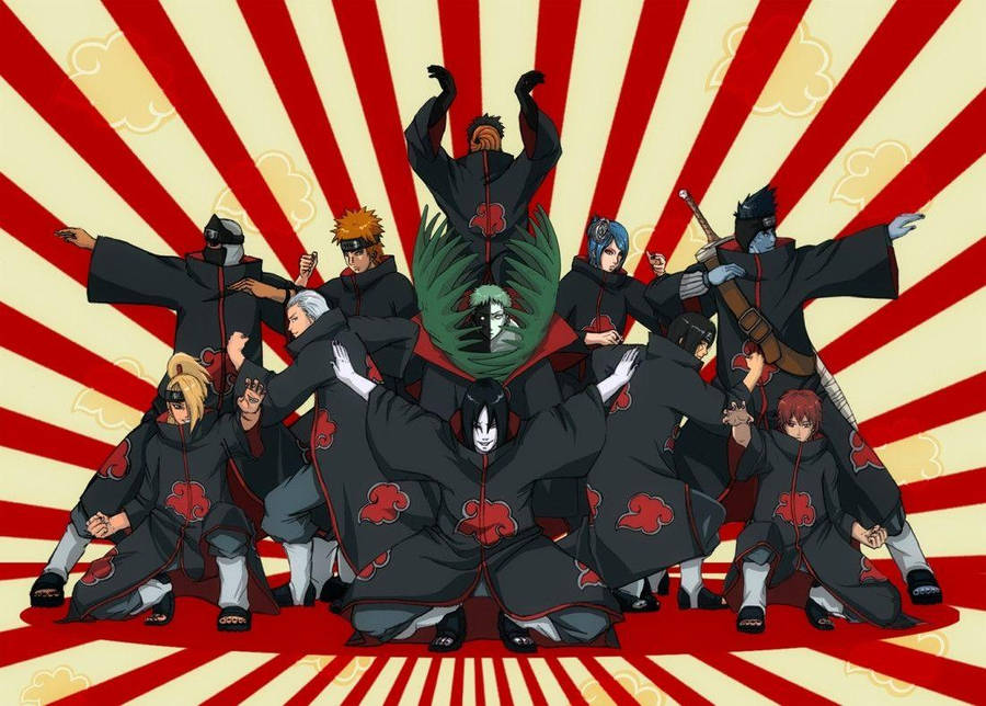 Naruto Series Akatsuki Fighters Wallpaper