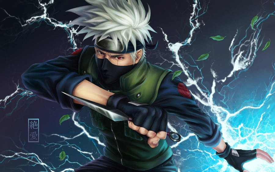 Naruto Shippuden Kakashi Hatake Fan Art Wallpaper