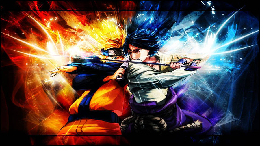 Naruto Shippuden Naruto And Sasuke Fighting Wallpaper