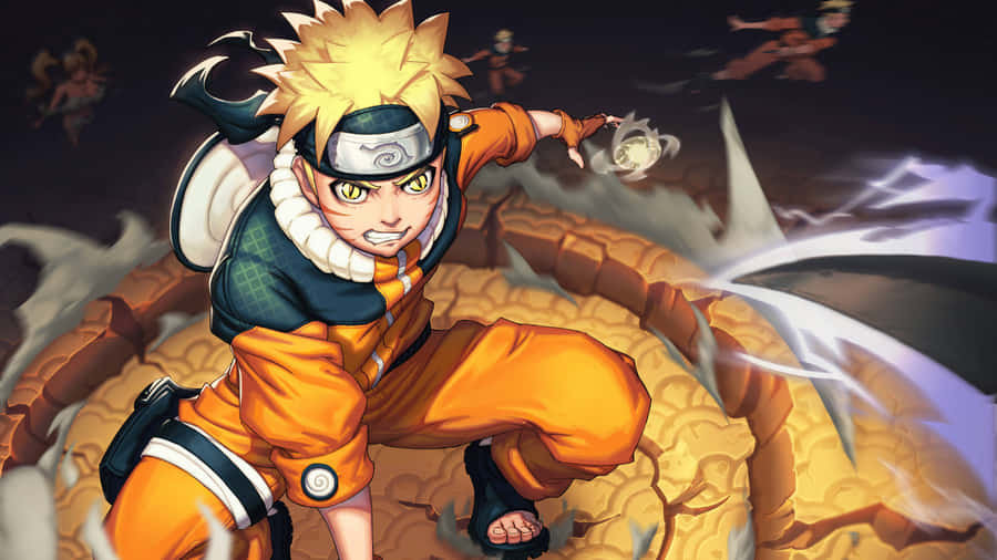 Naruto Unleashing The Rasengan! Wallpaper