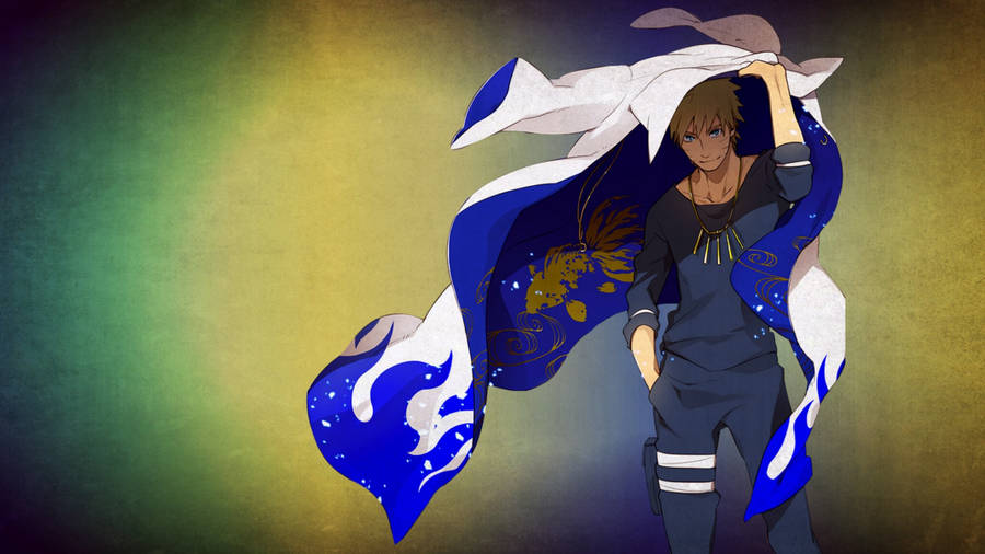 Naruto Uzumaki Blue Hokage Cloak Wallpaper