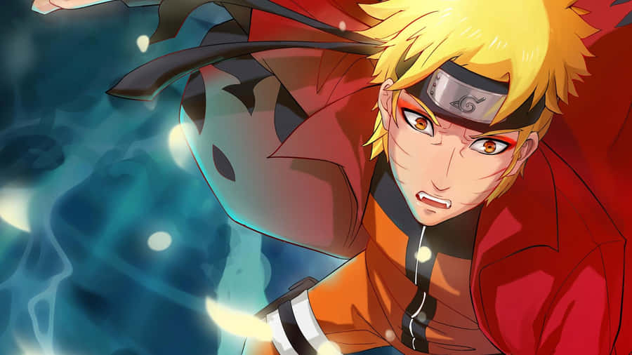 Naruto Uzumaki Mastering Sage Mode Wallpaper