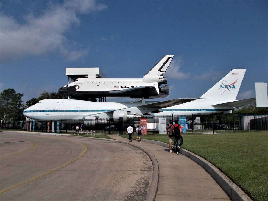 Nasa Houston Aircraft Outdoor Displays Wallpaper