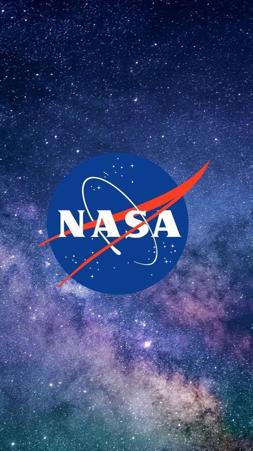 Nasa Iphone Starry Background Logo Wallpaper