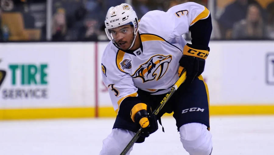 Nashville Predators Defenseman, Seth Jones, In-game Focus Wallpaper