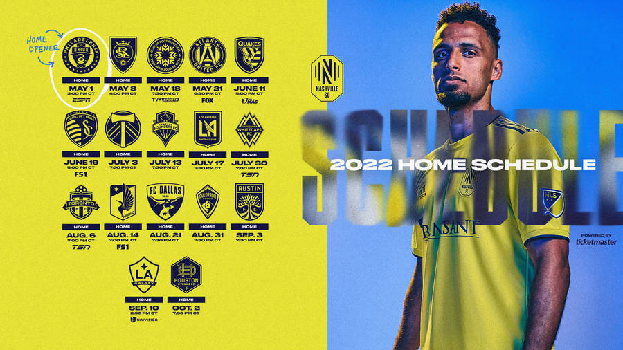 Nashville Sc 2022 Game Schedule Poster Wallpaper