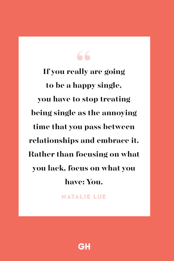 Natalie Lue Single Quotes Wallpaper