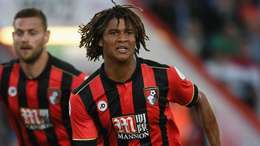 Nathan Ake With Bournemouth Teammate Wallpaper